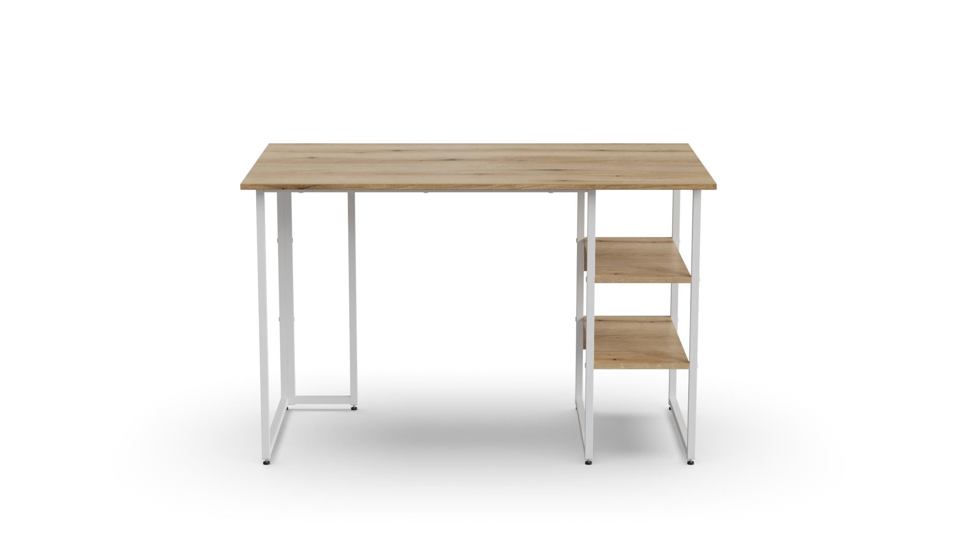 Стол письменный Ferrum-decor Кевин металл/ДСП 16 мм 75x120x6 Белый/Дуб Евок Прибрежный (FRD-108052) Стол письменный Ferrum-decor Кевин металл/ДСП 16 мм 75x120x6 Белый/Дуб Евок Прибрежный (FRD-108052)
