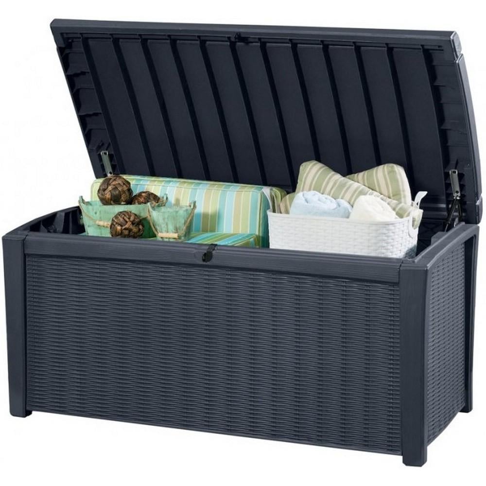 Ящик-скриня Keter Borneo Storage Box 416 л Графітовий (230414) - фото 2