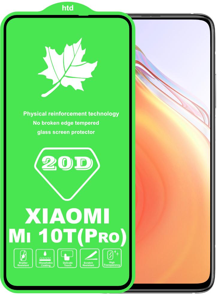 Защитное стекло 20D Glass Xiaomi Mi 10T Pro большой радиус (22376)