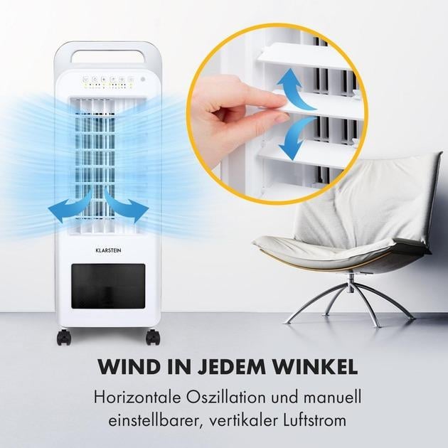 Кондиционер-вентилятор мобильный KLARSTEIN Cooler Rush 3 в 1 (10035824) - фото 3 Кондиционер-вентилятор мобильный KLARSTEIN Cooler Rush 3 в 1 (10035824) - фото 3