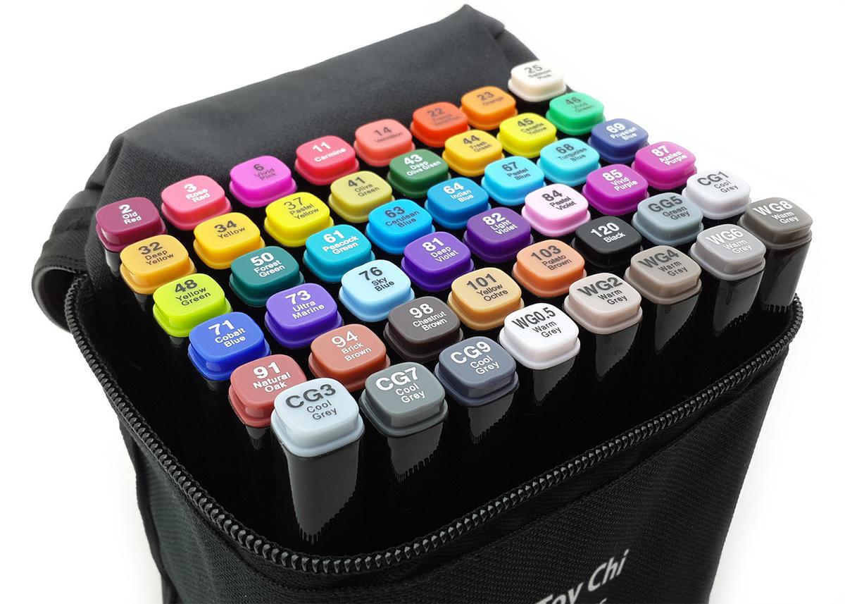 Набір маркерів двосторонніх 80 шт. (404) - фото 2 Набір маркерів двосторонніх 80 шт. (404) - фото 2