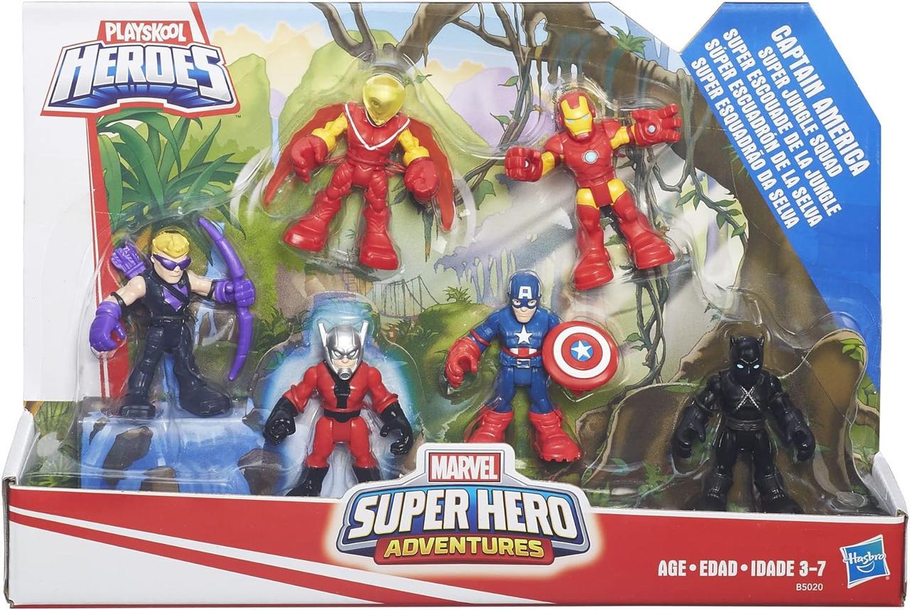 Детский игровой набор фигурок супергероев Марвел Playskool Heroes Super Hero Adventures Marvel (B5020)