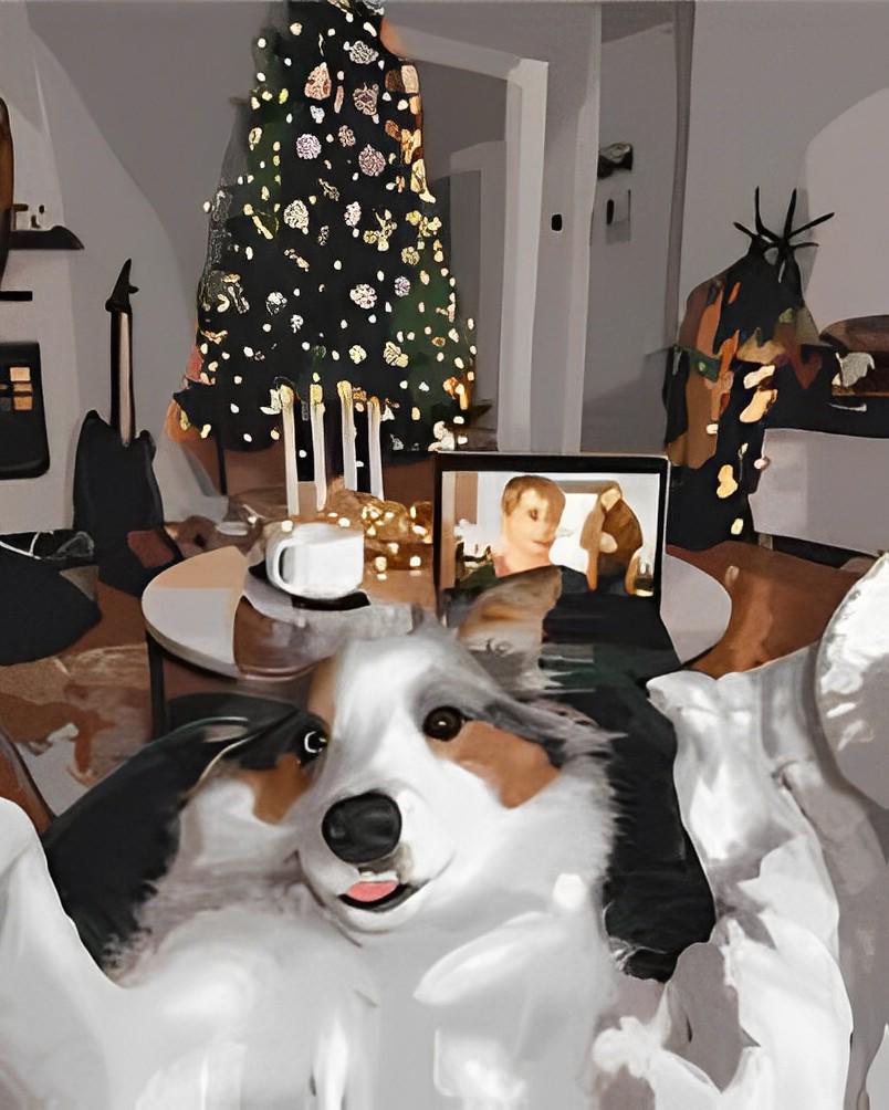 Картина по номерам Brushme BS53373 Новогодние друзья.Оксана Воробий 40х50 см Картина по номерам Brushme BS53373 Новогодние друзья.Оксана Воробий 40х50 см