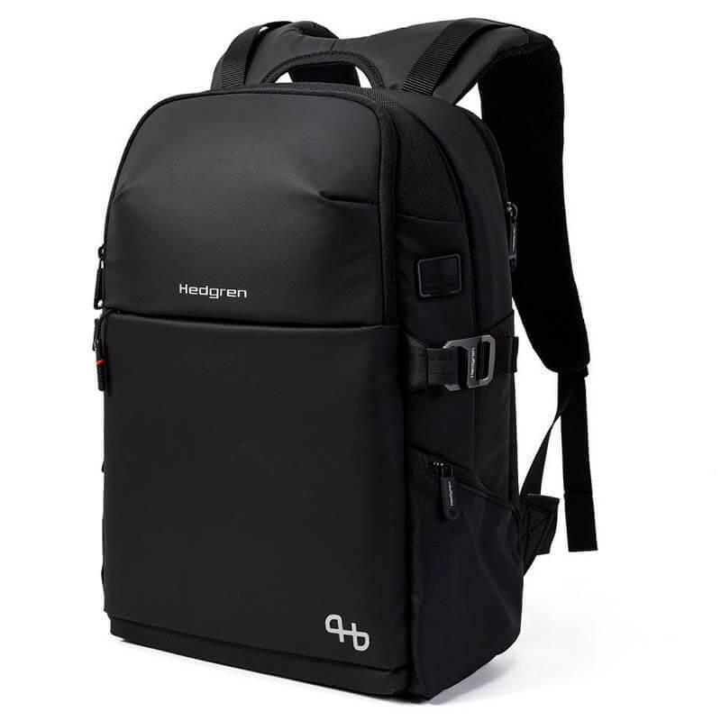 Городской рюкзак с дождевиком Hedgren Commute Rail 24 л Black (HCOM05/003-20)
