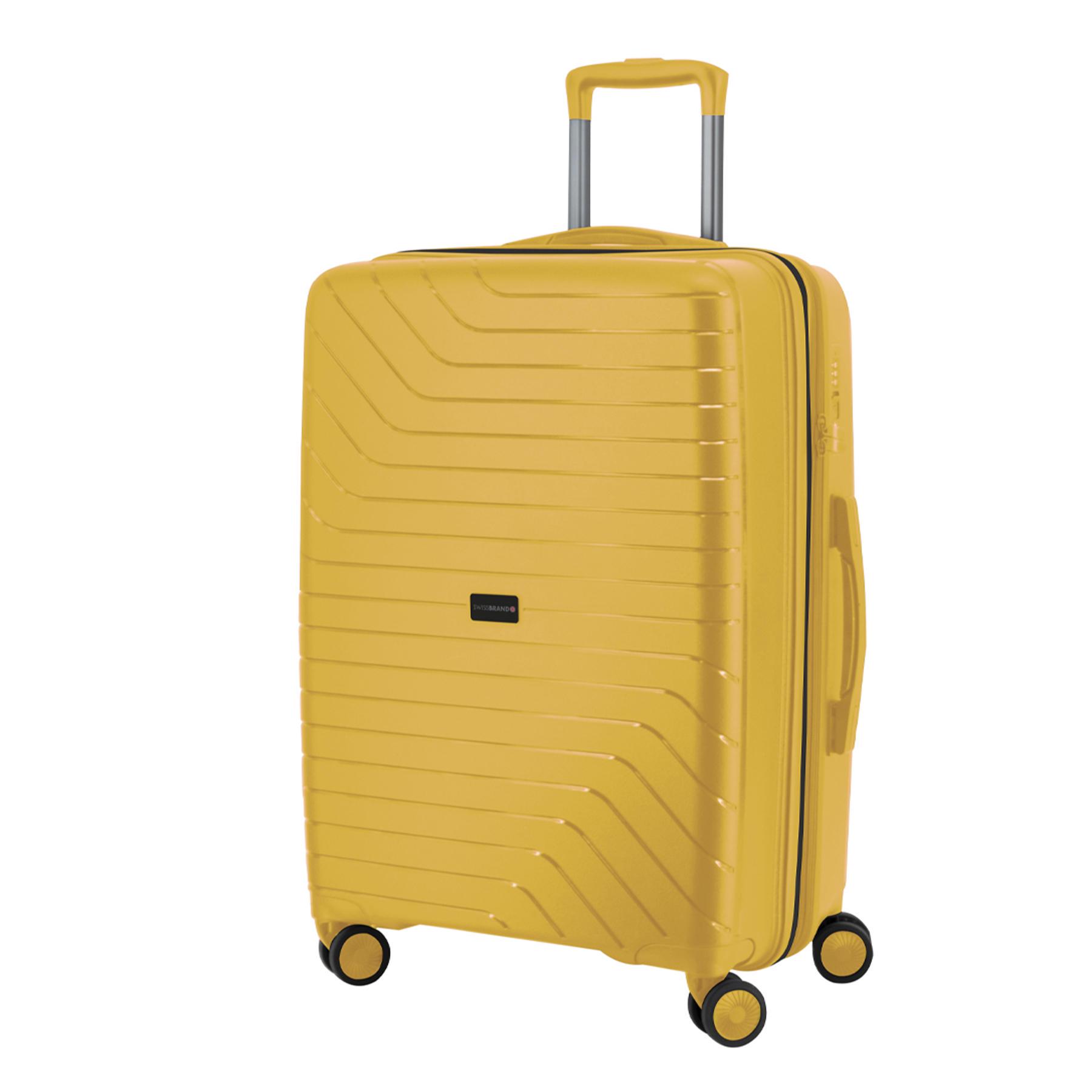 Чемодан маленький под ручную кладь Swissbrand Eden Polypropylene S Yellow (SWB_LHEDE002S)