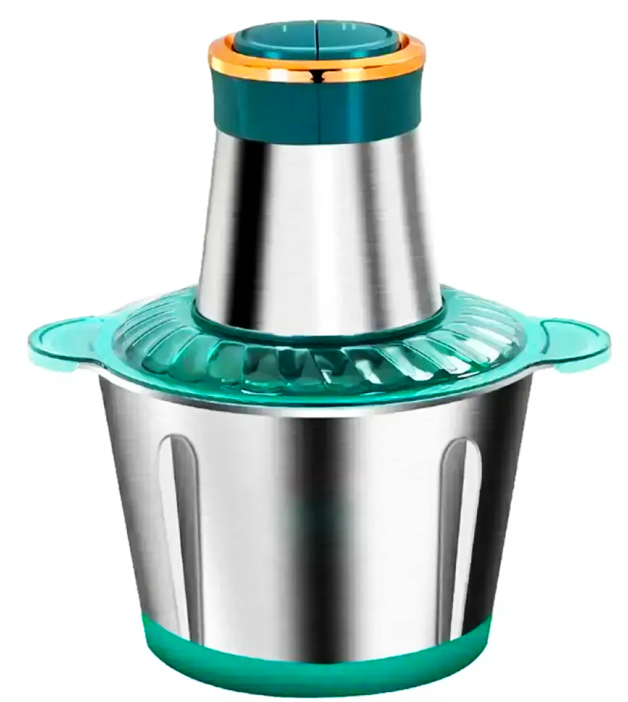 Измельчитель Молния с металлической чашей на 2 л 1200 Вт Зеленый (25279731)