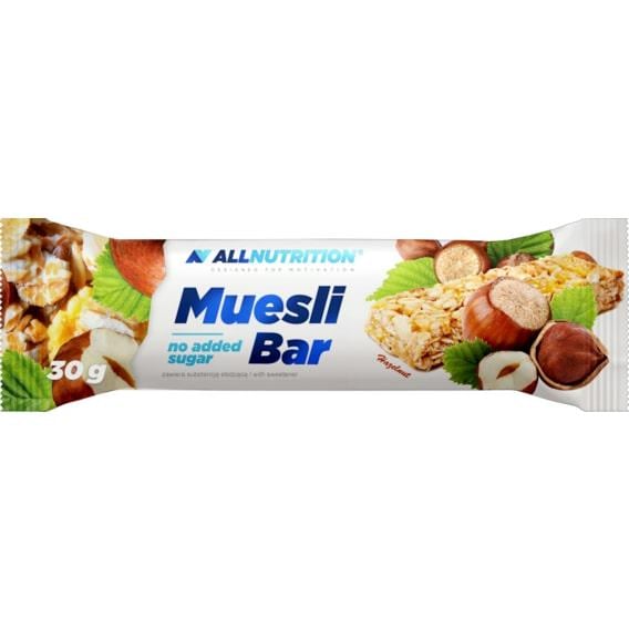 Углеводный батончик All Nutrition Musli Bar 30 г Hazelnut Углеводный батончик All Nutrition Musli Bar 30 г Hazelnut