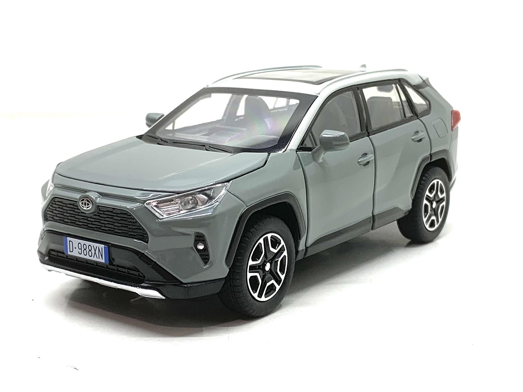 Машина TK Union Group Toyota RAV4 инерционная открываются двери/багажник Серый (40962)