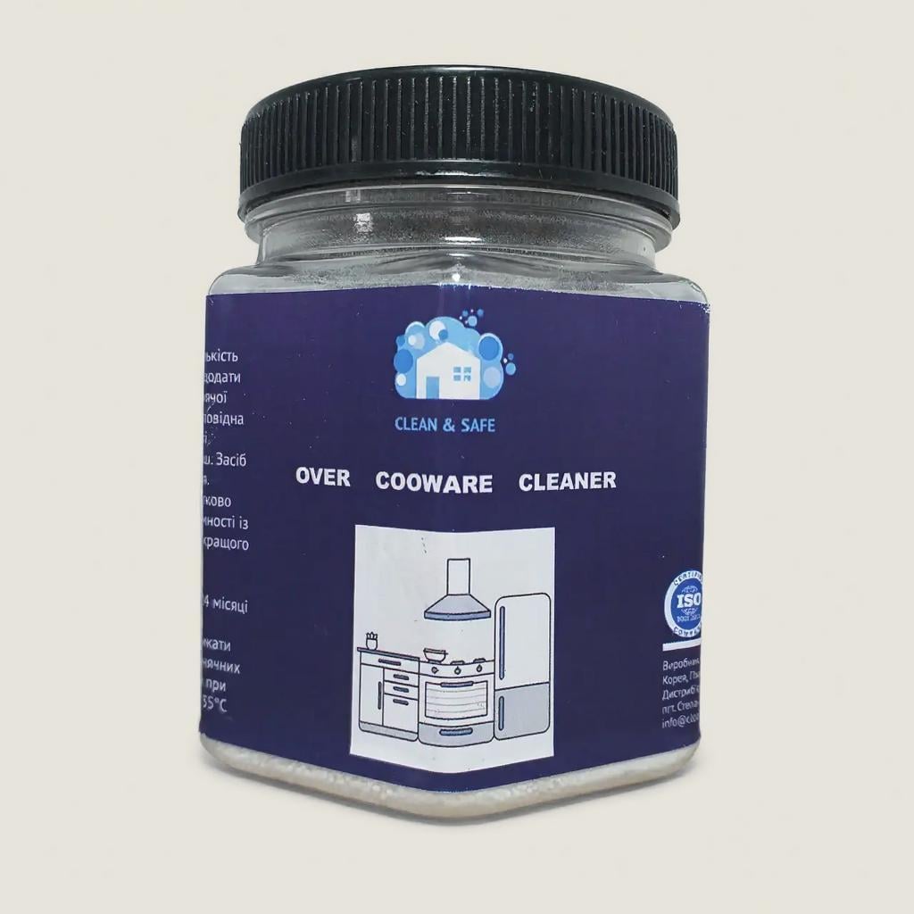 Порошок универсальный чистящий Clean&Safe для кухни и ванны для удаления жира ржавчины и пятен 280 г