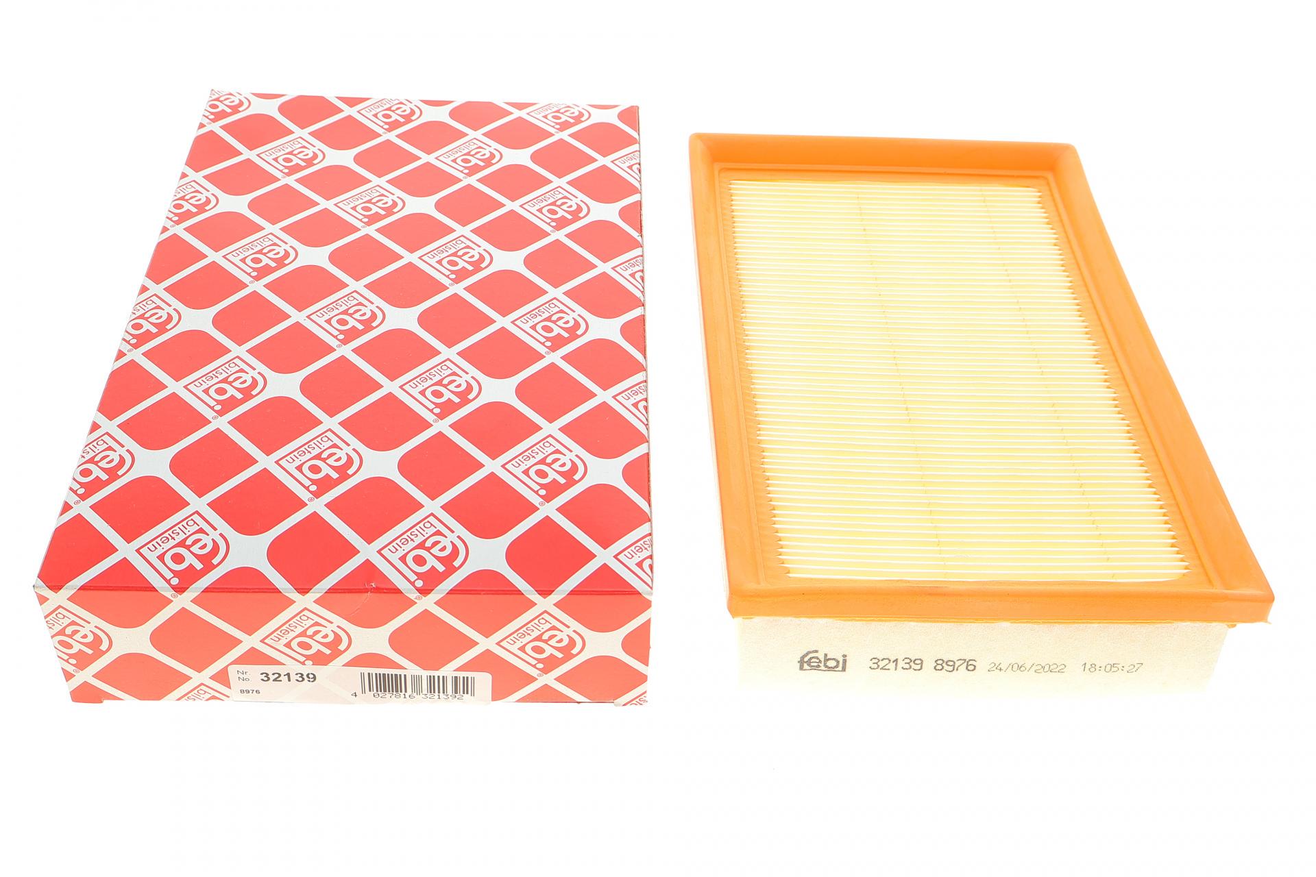 Фильтр воздушный FEBI BILSTEIN для Opel Agila 1,0/1,2i 00-08- (32139)