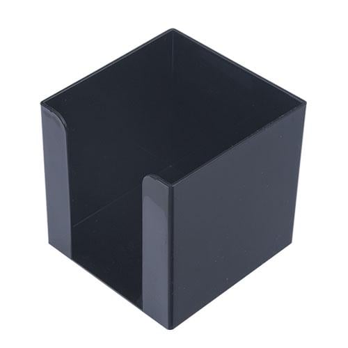 Бокс для паперу пластиковий Арніка 90х90х90 мм Чорний (83033)