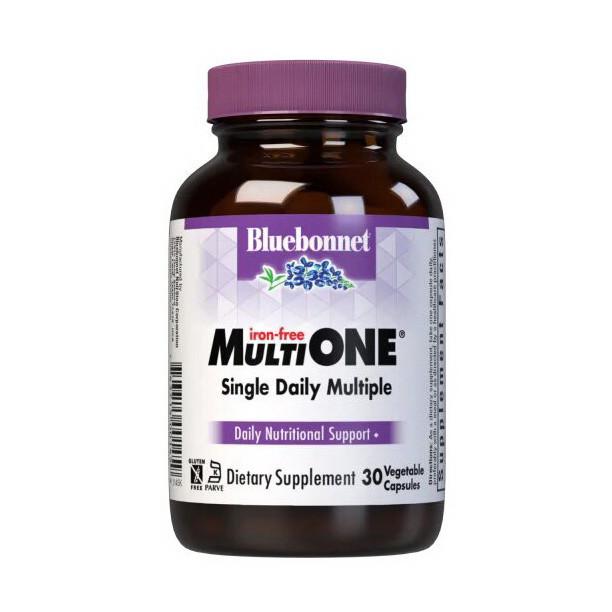 Вітаміни і мінерали Bluebonnet Nutrition Multi ONE Iron-Free 30 капс. (20642-01)