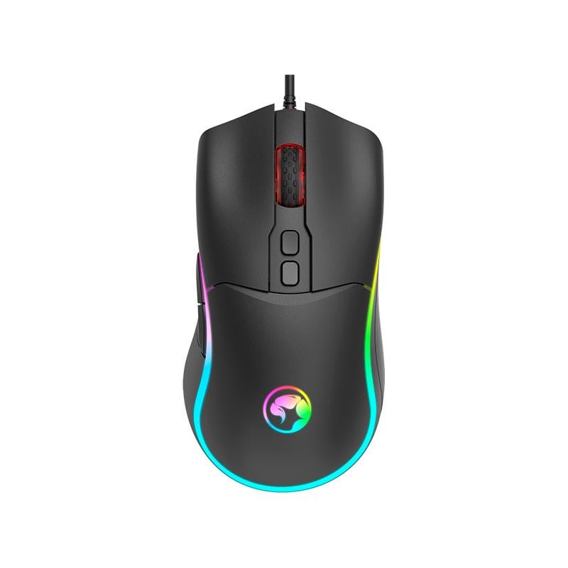 Комп'ютерна мишка ігрова Marvo Wired Programmable Gaming Mouse M358 з RGB-підсвічуванням Чорний (22562491)