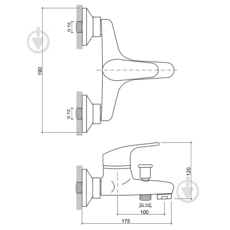 Смеситель Для Ванны Brinex 36W 006 - фото 3 Смеситель Для Ванны Brinex 36W 006 - фото 3
