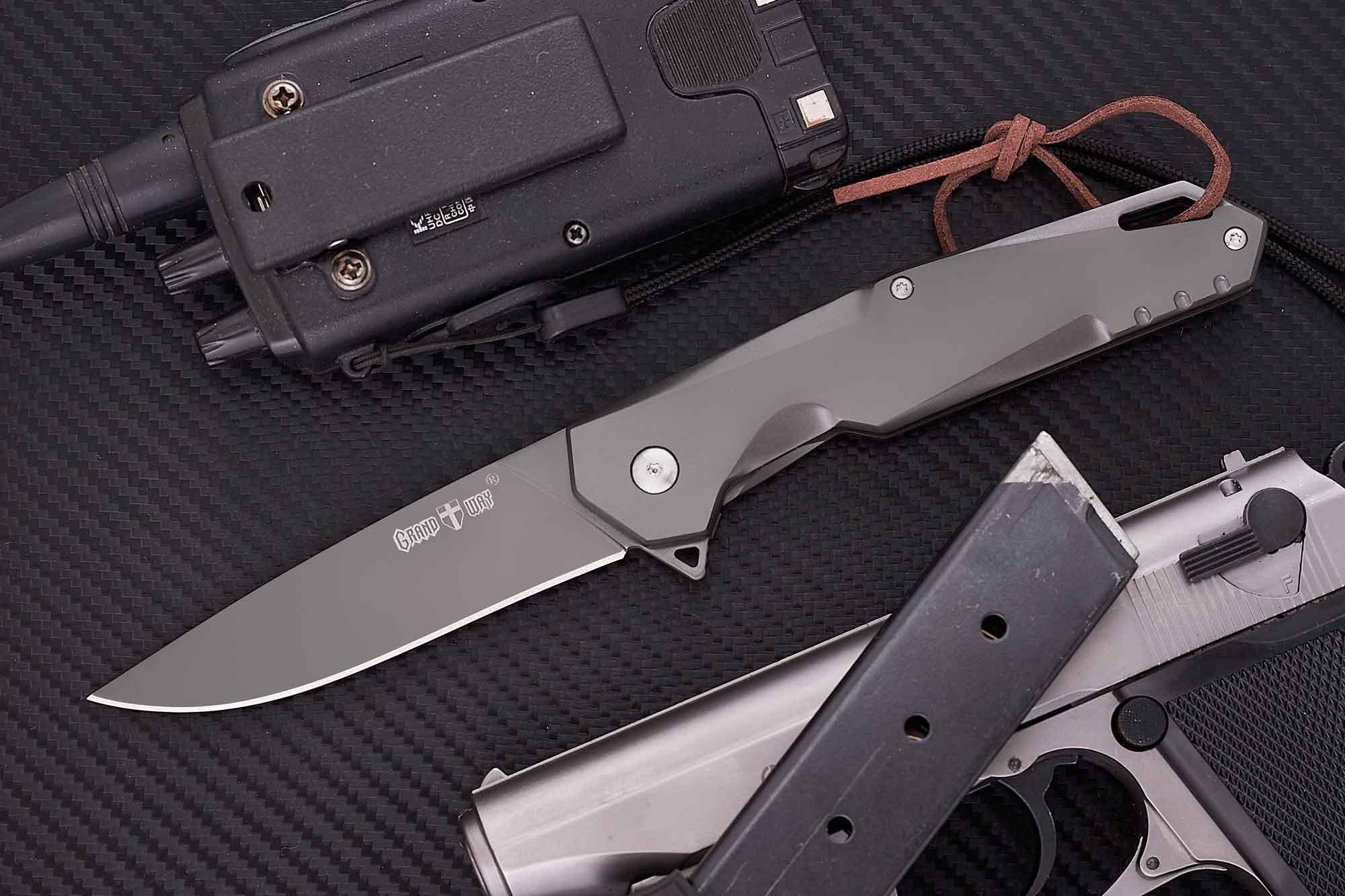 Нож охотничий карманный Grand Way 90 мм (WK04012) - фото 3