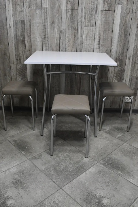 Кухонний комплект Tutty Lux Trio 60х80х75 см Білий/Сірий (28374795)