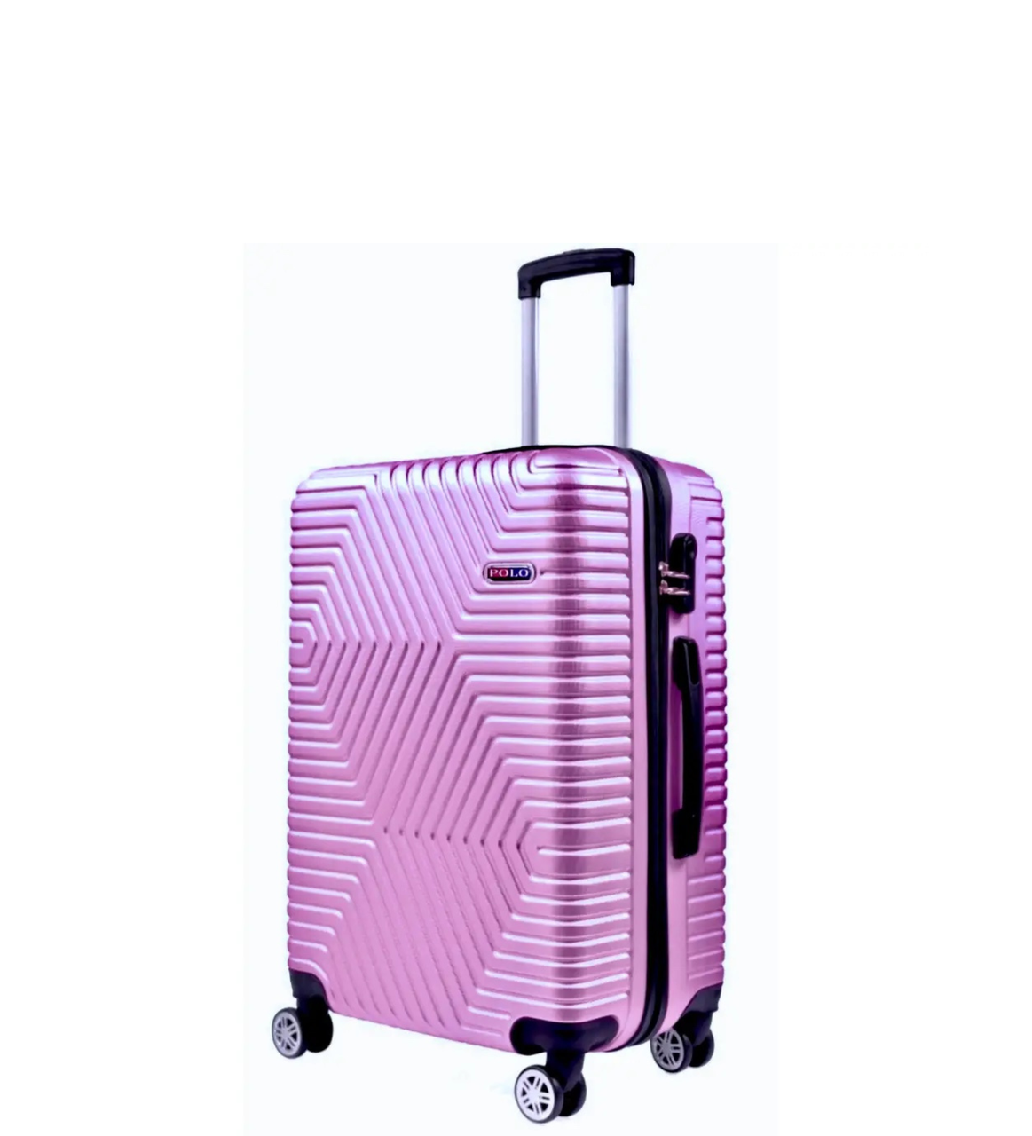 Валіза Polo ПК015-М полікарбонат на 4-х подвійних колесах середня М 70 л Ліловий - фото 1 Валіза Polo ПК015-М полікарбонат на 4-х подвійних колесах середня М 70 л Ліловий - фото 1
