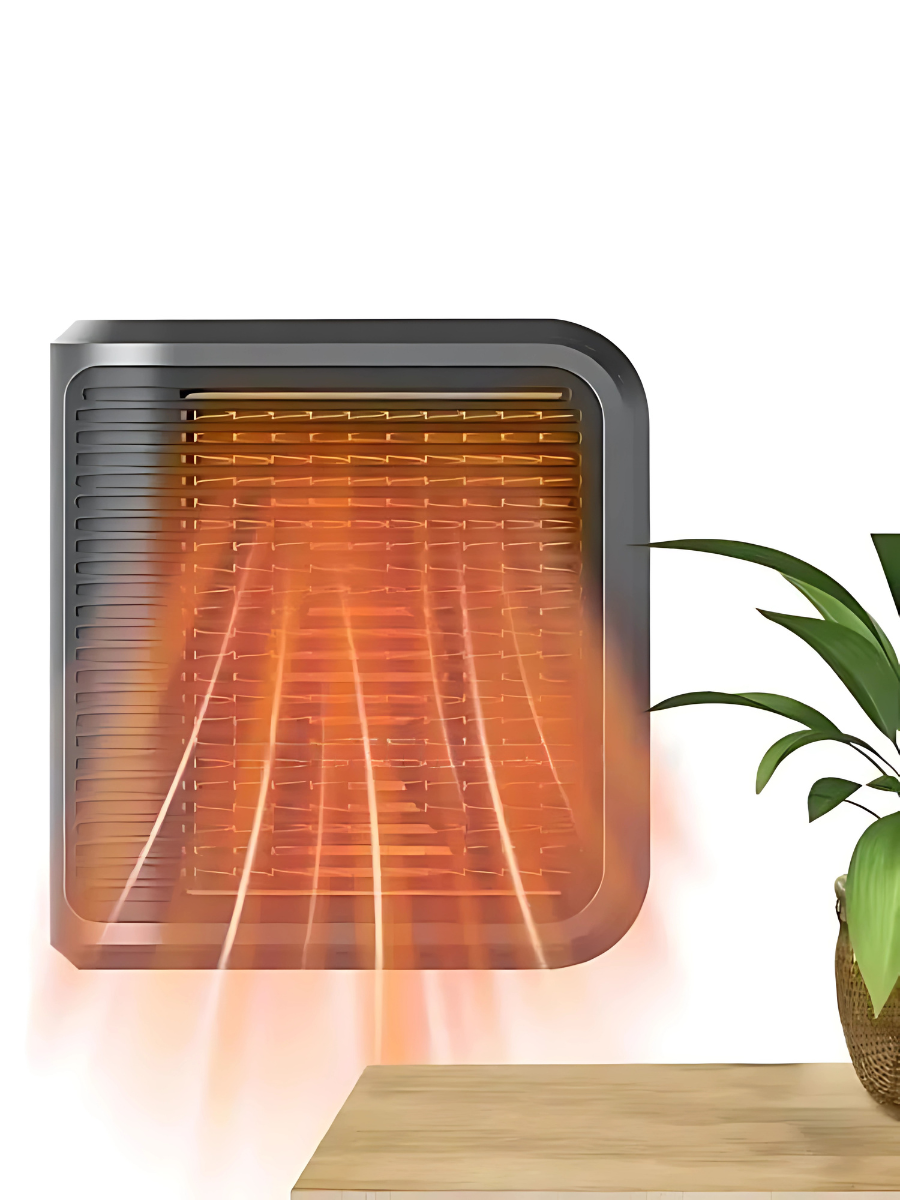 Тепловентилятор с таймером 800 Вт Серо-черный (3053128710) - фото 7