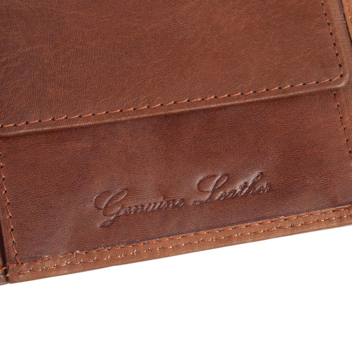 Кошелек кожаный мужской Ridgeback JBNC 49MN Tan (JBNC49 MN TAN) - фото 8