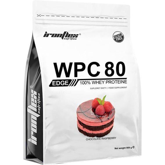 Протеин IronFlex WPC 80eu EDGE 900 г 30 порций Chocolate Raspberry