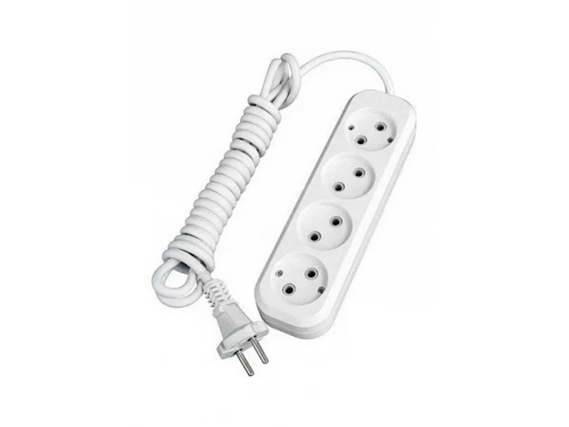 Удлинитель без заземления Lemanso LMK049 5 м 4 розетки