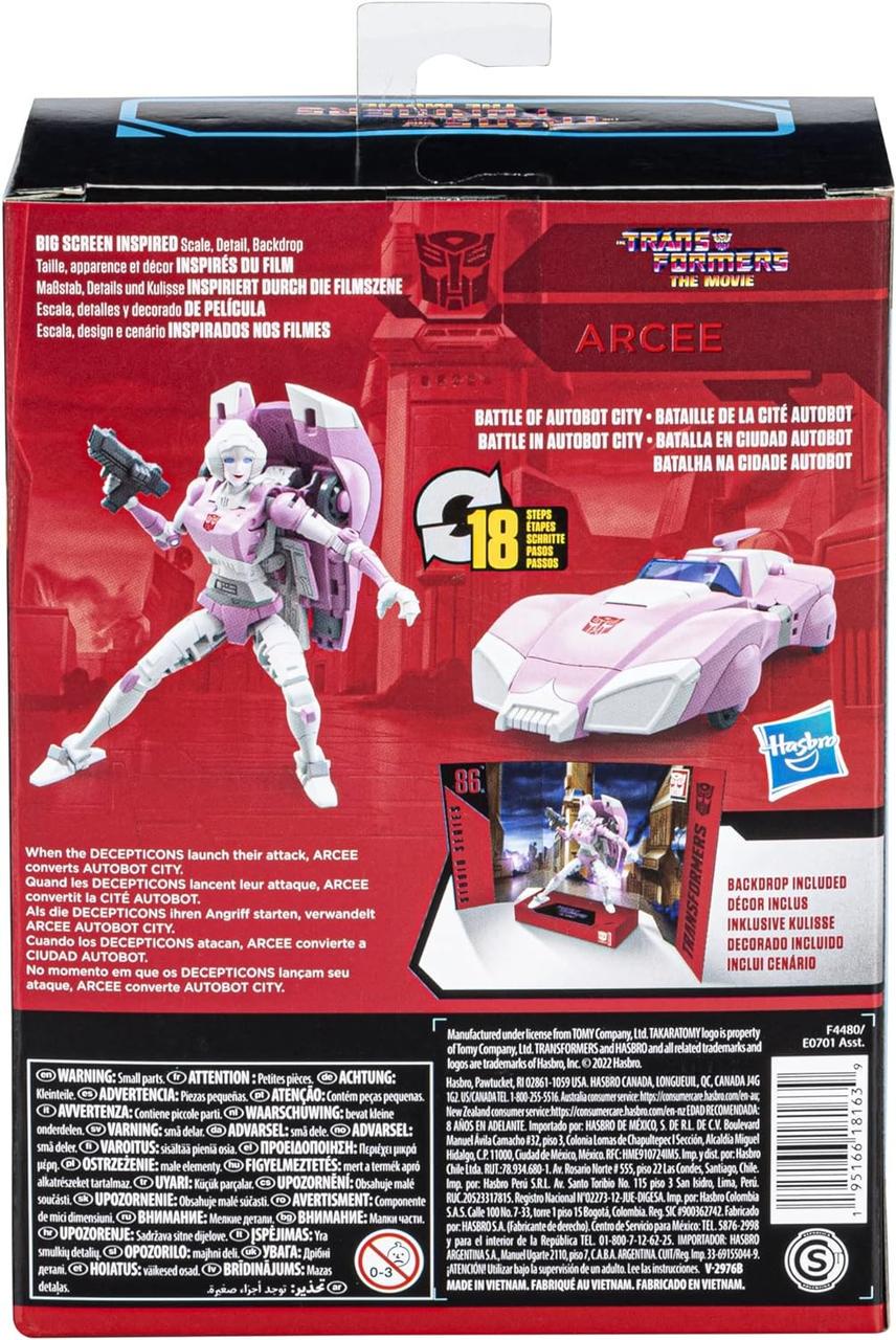 Трансформер Hasbro Арси Transformers Arcee Studio Series 86-16 Deluxe Class F4480 12 см (18157796) - фото 4