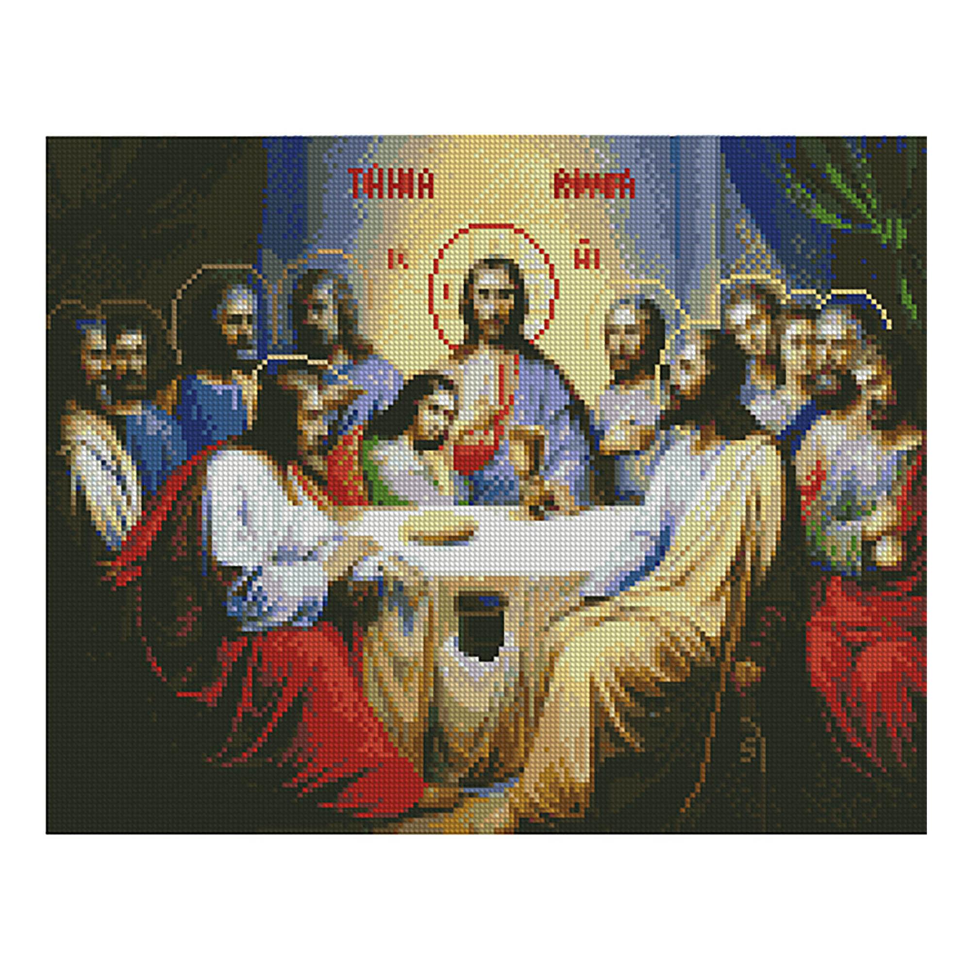 Алмазная мозаика Strateg Тайная вечеря 40х50 см (Str-FA11116)