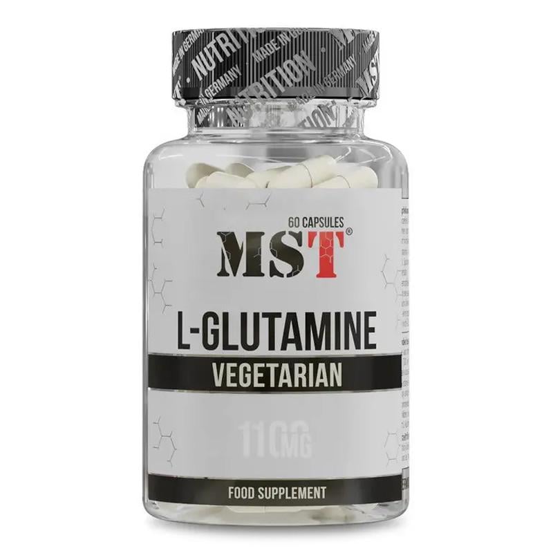 Глютамін MST L-Glutamine Vegetarian 60 капс. (23098-01) - фото 1