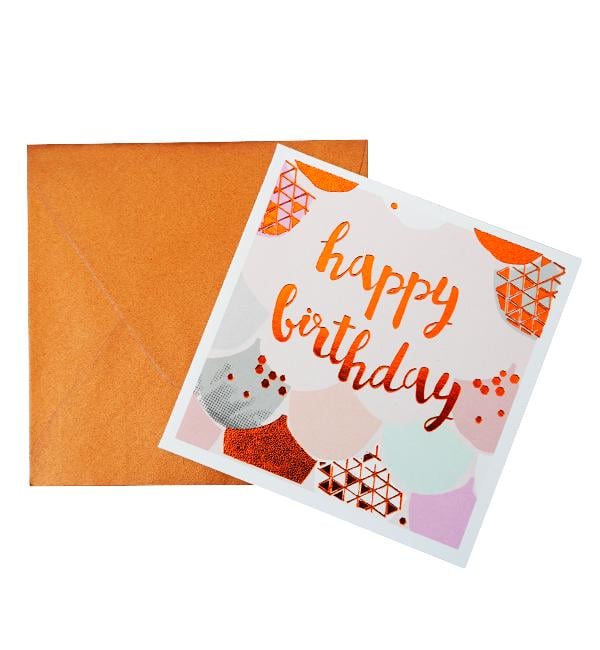 Открытка c конвертом Happy Birthday! (52083)