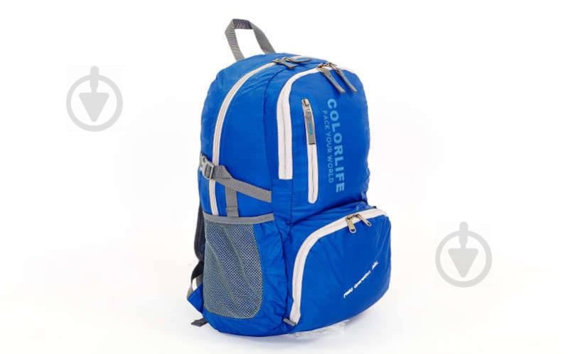Рюкзак спортивный planeta-sport V-35л COLOR LIFE 1554 46х30х17см Синий