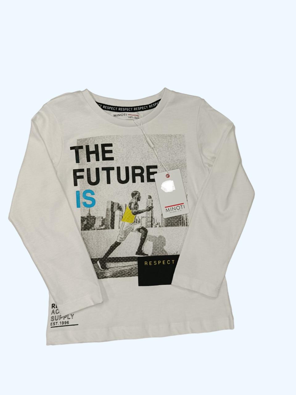 Лонгслів дитячий для хлопчика Minoti 110 см (0240)