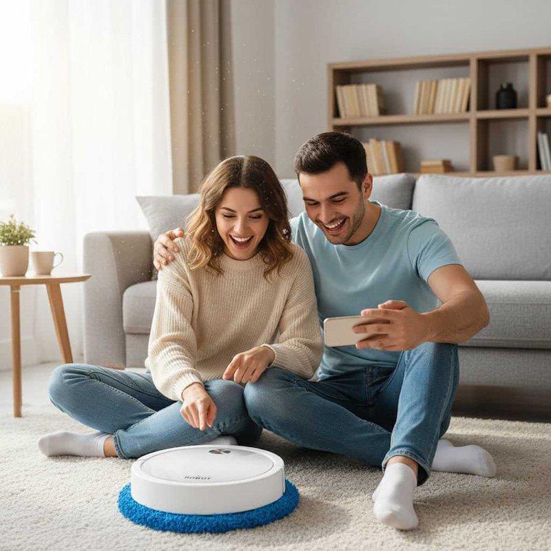 Робот-пылесос Vacuum Cleaner 3в1 для сухой и влажной уборки - фото 3