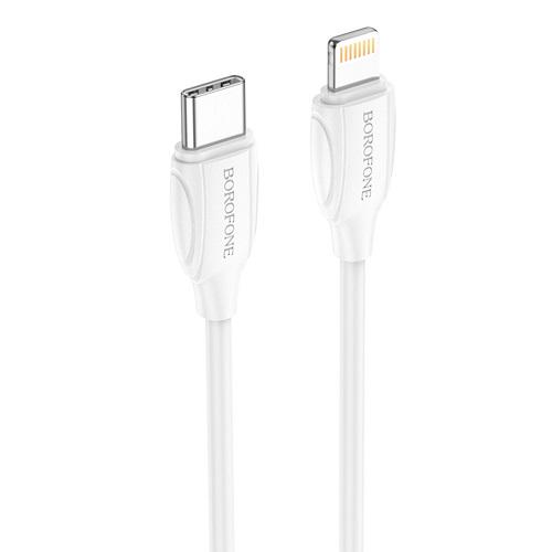Кабель Borofone BX19 USB Type-C Apple Lightning 3A 60 Вт 1 м White (554144) Кабель Borofone BX19 USB Type-C Apple Lightning 3A 60 Вт 1 м White (554144)