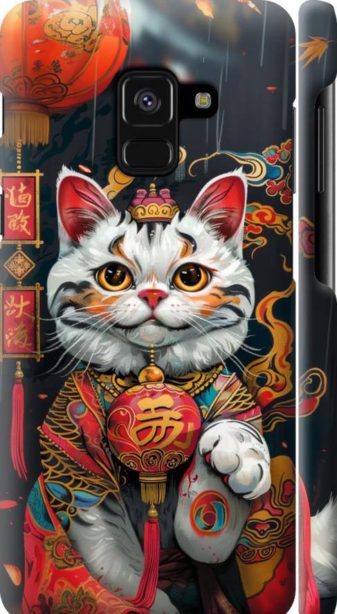 Чехол на Samsung Galaxy A8 2018 A530F China Cat v2 (6135m-1344-42517) Чехол на Samsung Galaxy A8 2018 A530F China Cat v2 (6135m-1344-42517)