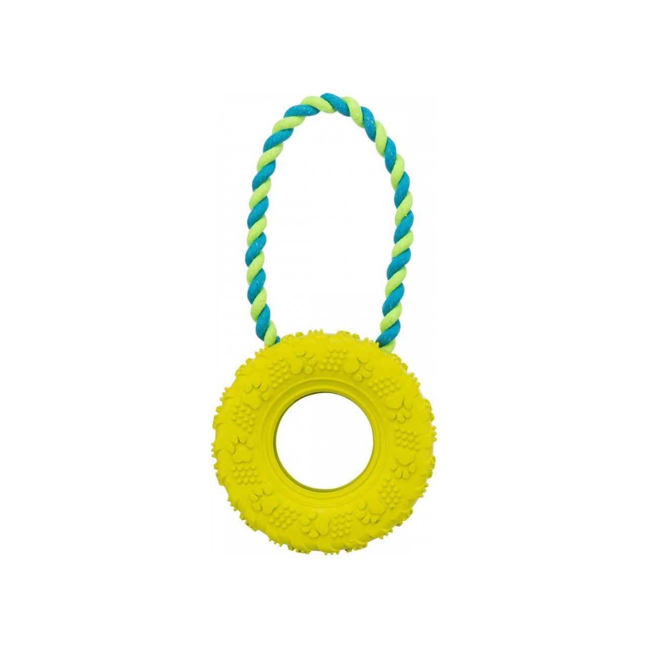 Игрушка для собак Trixie Шина на веревке 15/31 см (4011905337029)