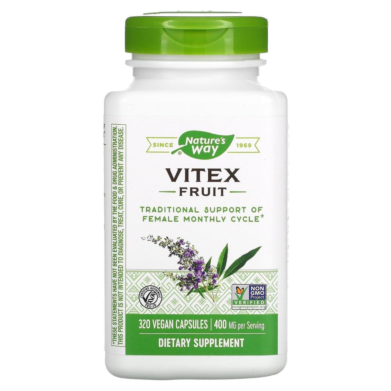 Витекс Nature's Way Vitex для поддержки женского здоровья 320 веганских капс. 400 мг