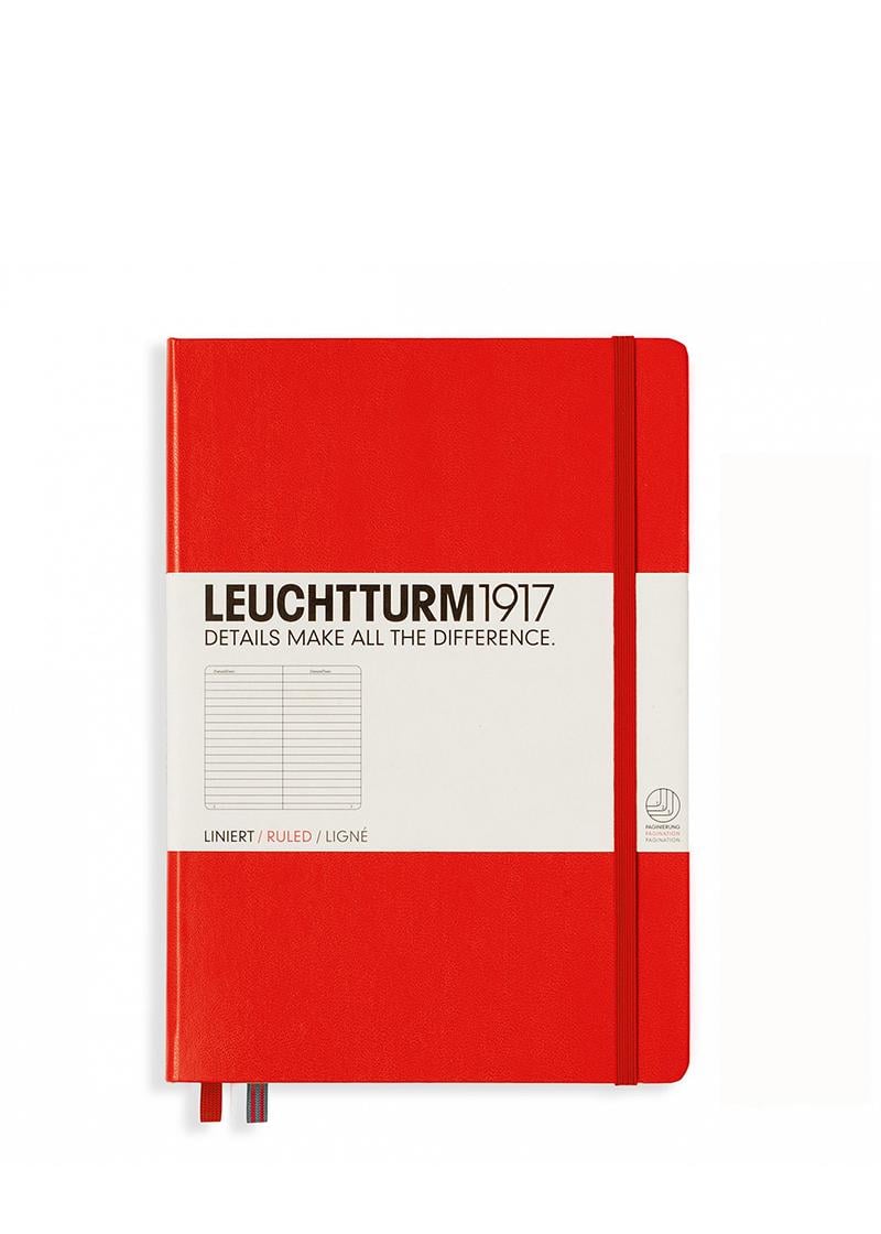 Блокнот Leuchtturm1917 средний линия Красный (332933)