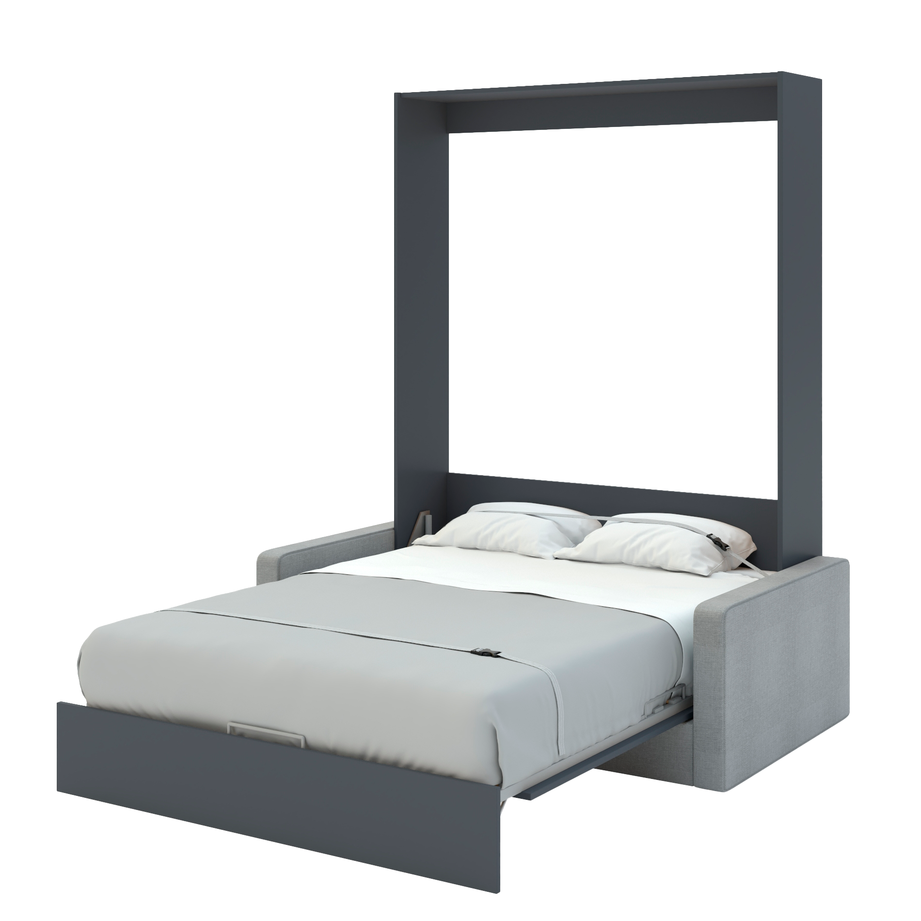 Шкаф-кровать-диван MIRA SOFA NEW-160 Антрацит
