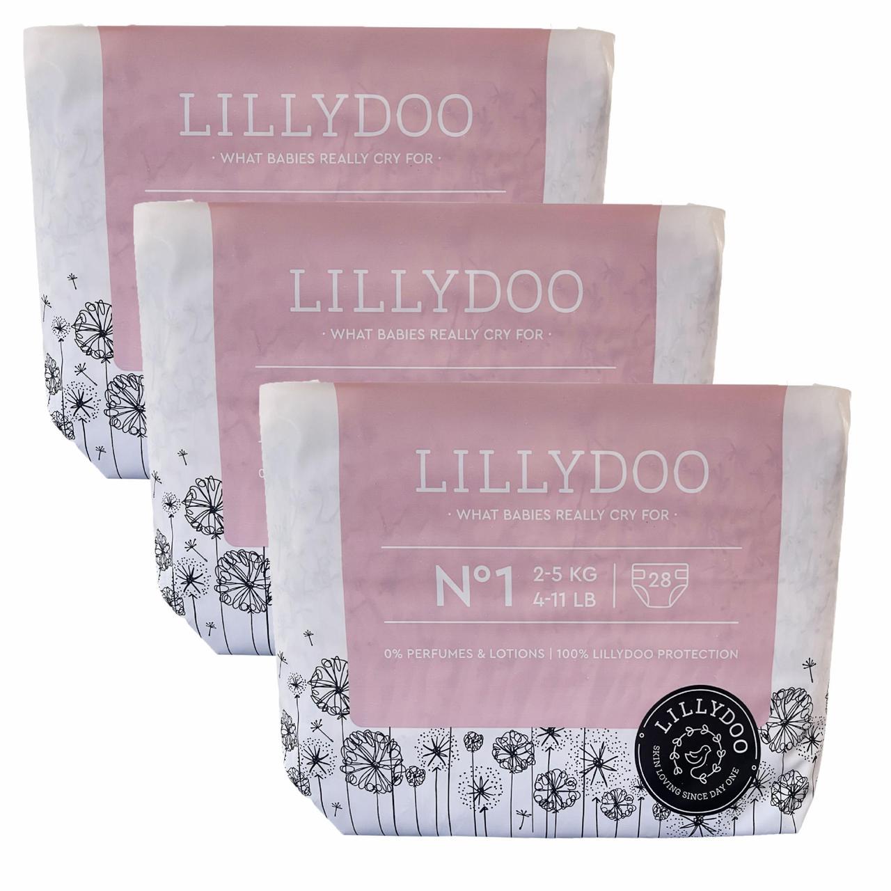 Підгузники LILLYDOO 1 2-5 кг 84 шт. (2511827422)