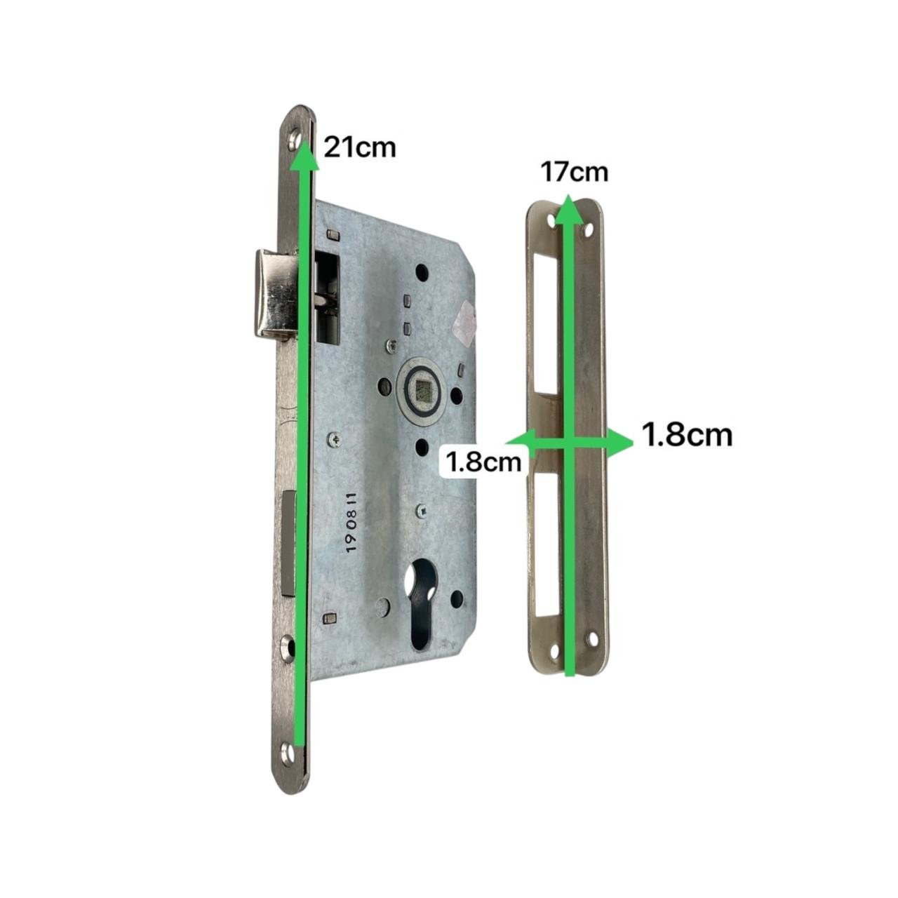 Замок врезной для входных дверей Kale 150 PZW 72 мм (290063) - фото 8