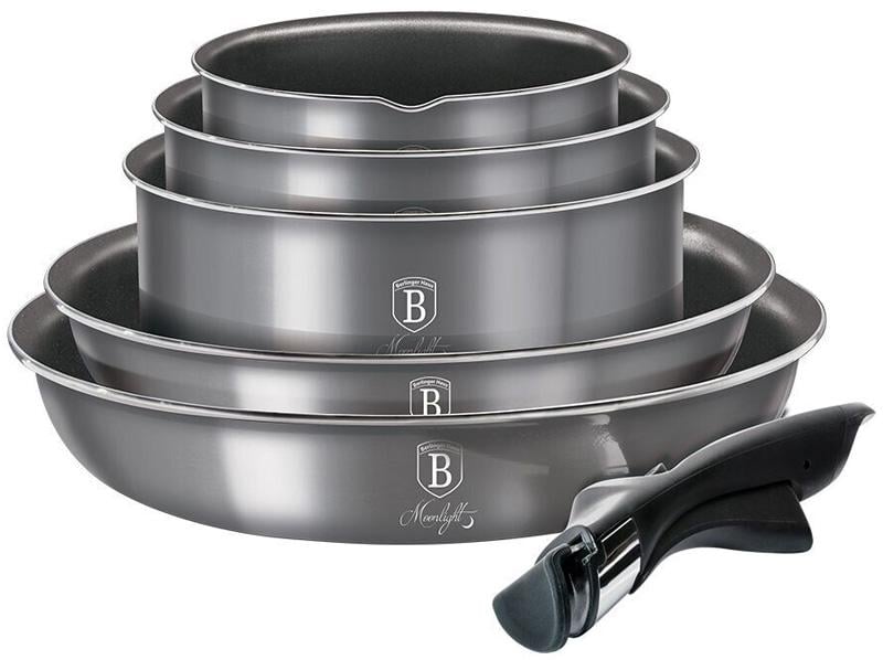Набір кухонного посуду Berlinger Haus Moonlight Edition 12 пр. (BH-6102)