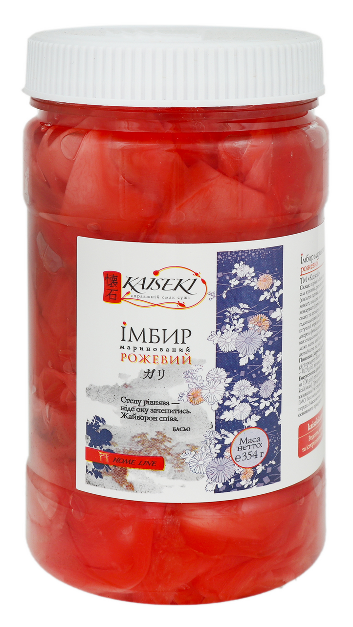 Імбир Kaiseki маринований рожевий 345 г