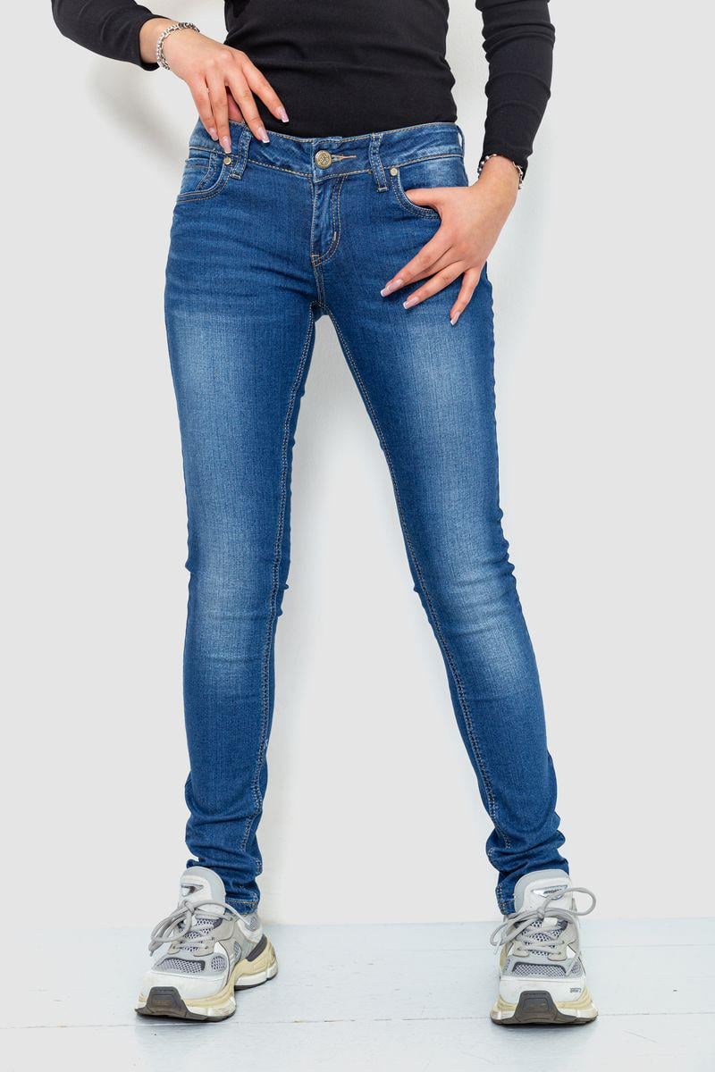 Джинсы женские с потертостями Ager 244RA603 р. 25 Синий (65f2d3f9a4b9607aef04ec90)