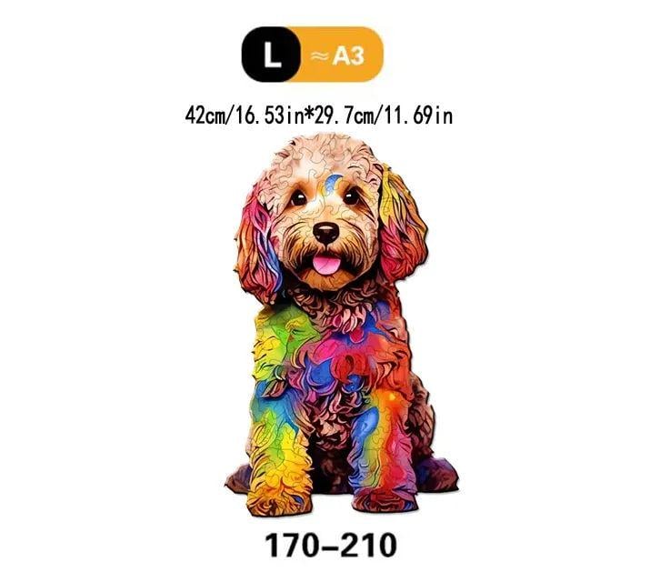 Пазлы деревянные щенка А3 (659) - фото 3 Пазлы деревянные щенка А3 (659) - фото 3