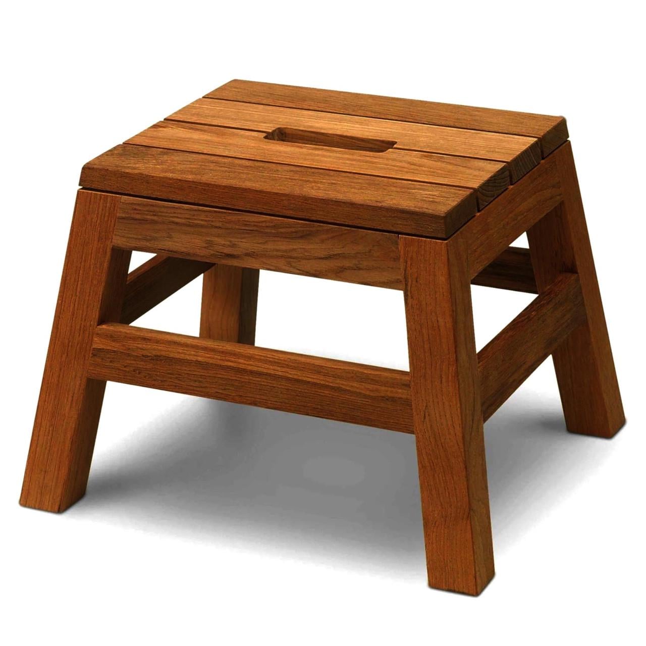 Табурет для ванной из дерева Портолес Охра (ТВН-004404)