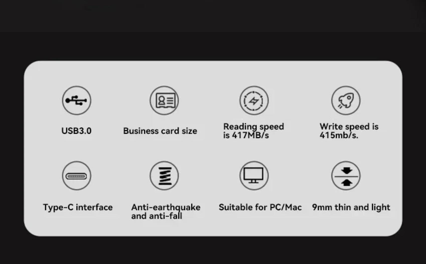 SSD-диск портативний 16 ТБ USB 3.0 (29077651) - фото 3 SSD-диск портативний 16 ТБ USB 3.0 (29077651) - фото 3