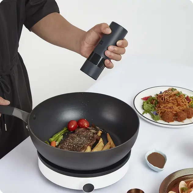 Мельница для специй HuoHou Electric Grinder Rechargeable HU0200 Black (2644052516) - фото 3 Мельница для специй HuoHou Electric Grinder Rechargeable HU0200 Black (2644052516) - фото 3