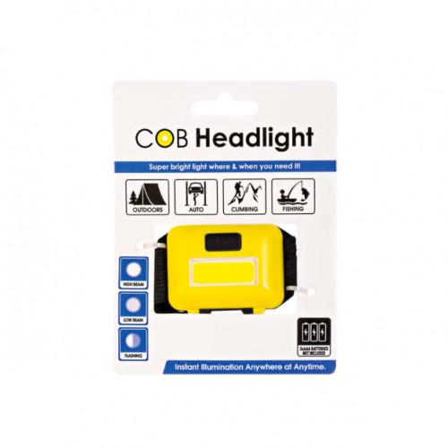 Ліхтар налобний COM Headlight 3 режими на батарейках (9068665) - фото 4