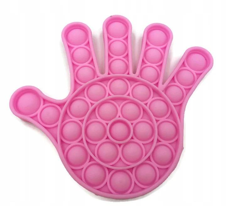 Сенсорная силиконовая игрушка пупырка антистресс Pop It фиджет Hand Rose
