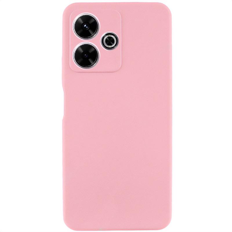 Противоударный чехол Silicone Cover Lakshmi Full Camera (AAA) для Xiaomi Redmi 13 4G / Poco M6 4G розовый